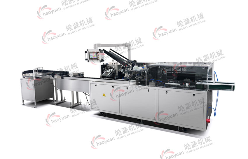 瓶裝理料盤聯(lián)機裝盒機