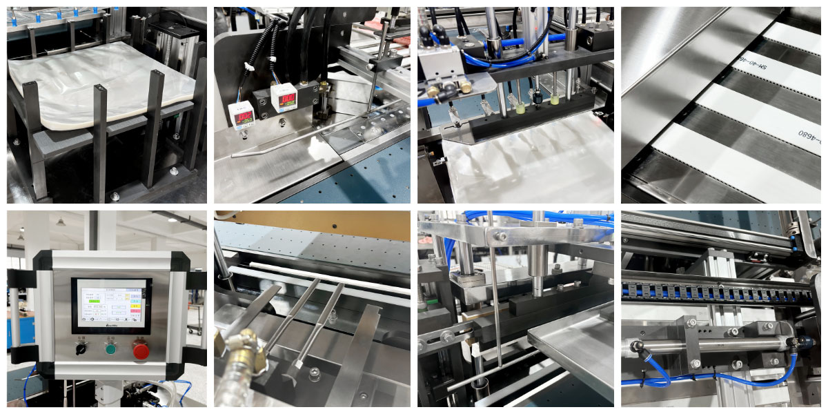 HY單推毛巾真空套袋機機械細節(jié)